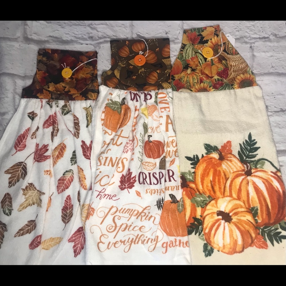 Fall Stove towels set of 3